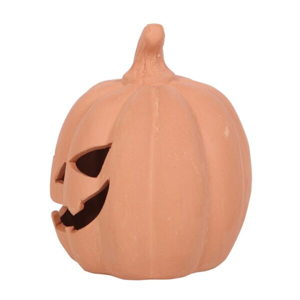 12.5cm Terracotta Pumpkin Ornament - Image 2
