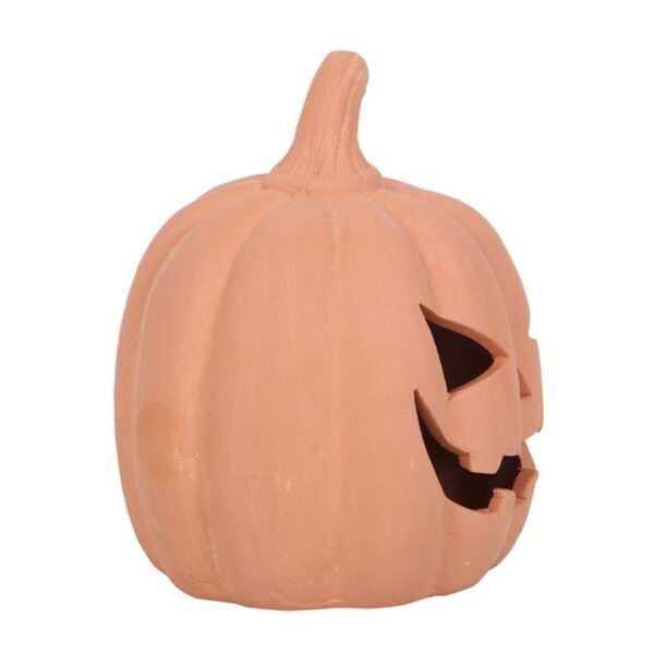 12.5cm Terracotta Pumpkin Ornament - Image 4