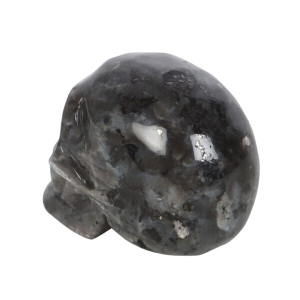 Black Labradorite Crystal Skull - Image 3