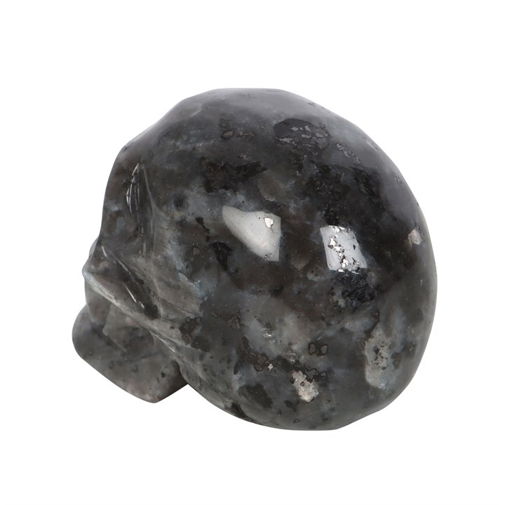 Black Labradorite Crystal Skull - Image 3
