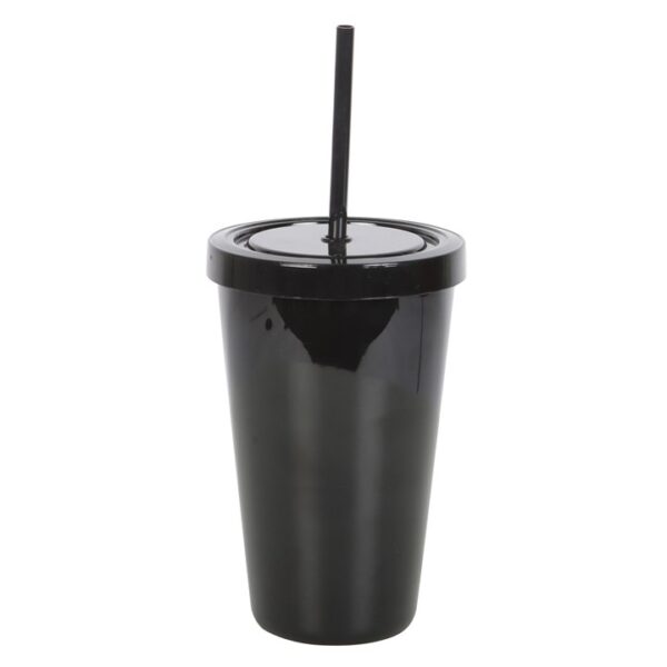 Deadly Poison Plastic Tumbler with Straw - Image 3
