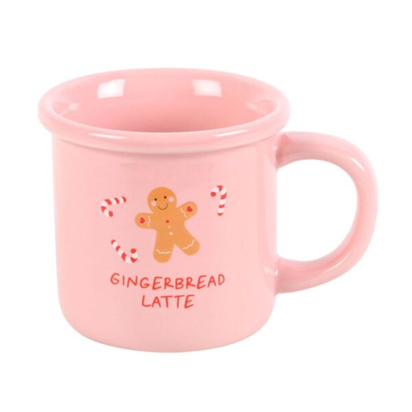 Pink Gingerbread Latte Mug - Image 2