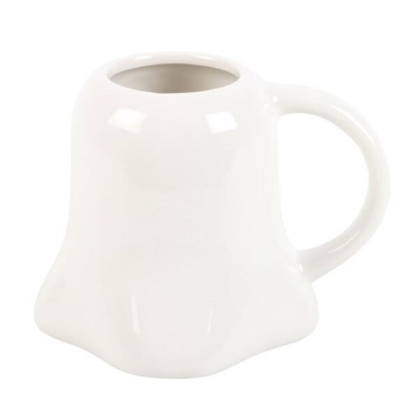 Mr Boo Ghost Shaped Mug with Bow Tie - Image 4