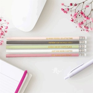 Pack of 5 Literature Inspired Pencils