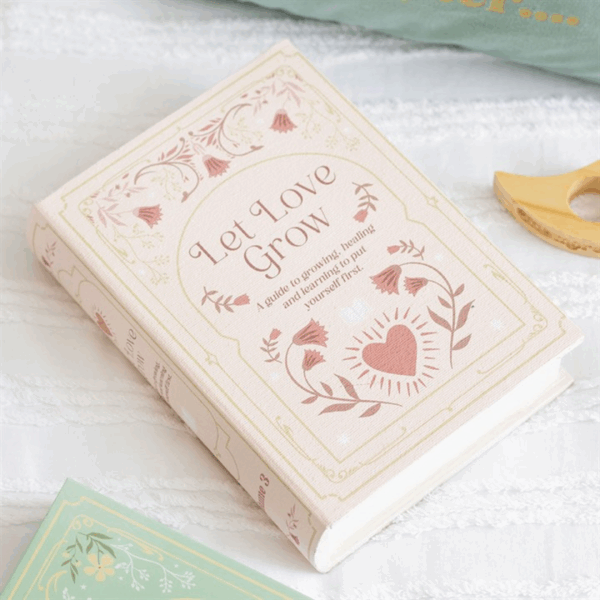 Pink Book Shaped Storage Box