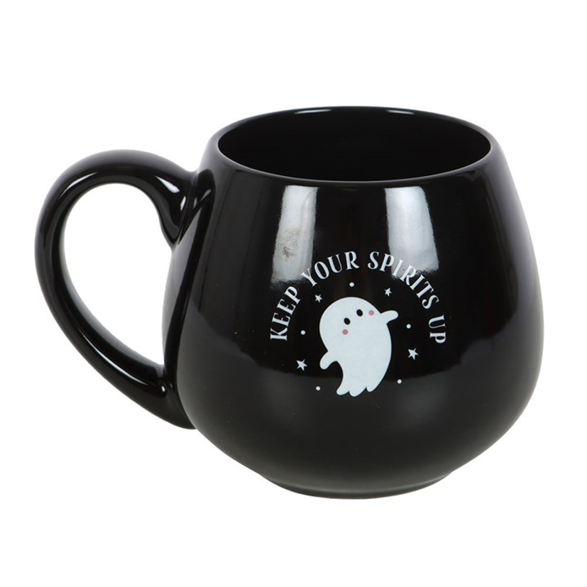 Keep Your Spirits Up Rounded Ghost Mug - Image 2