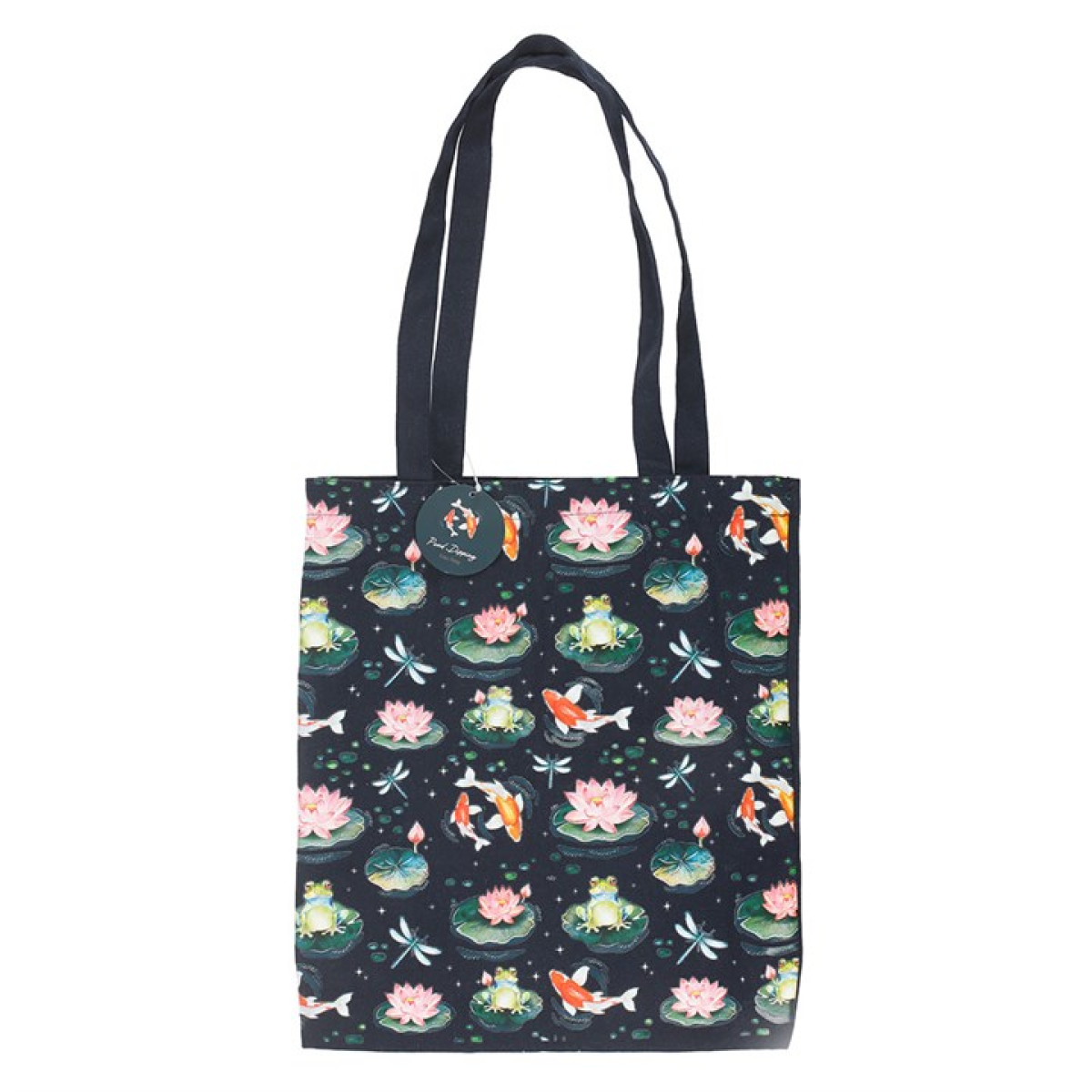 Pond Print Polycotton Tote Bag - Image 2