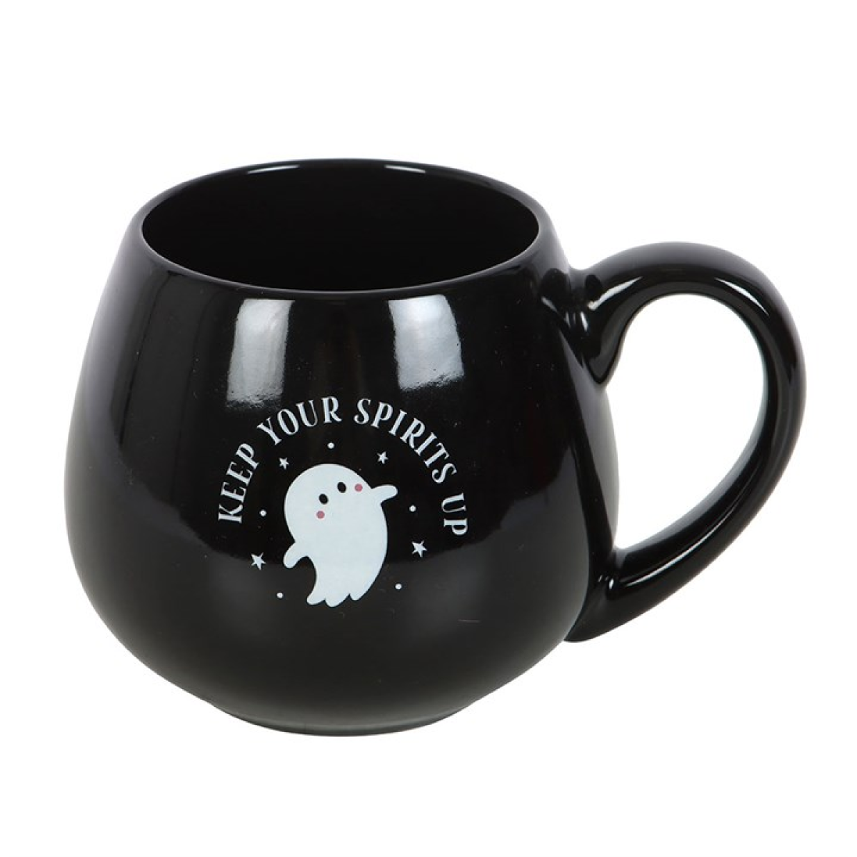 Keep Your Spirits Up Rounded Ghost Mug - Image 4