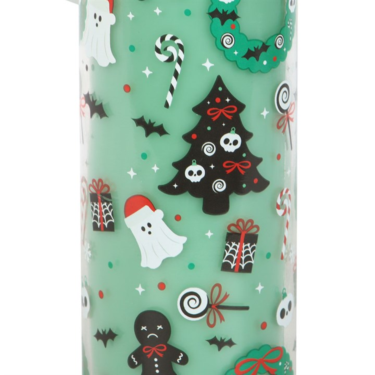 Merry Creepmas Cursed Candy Cane Tube Candle - Image 4