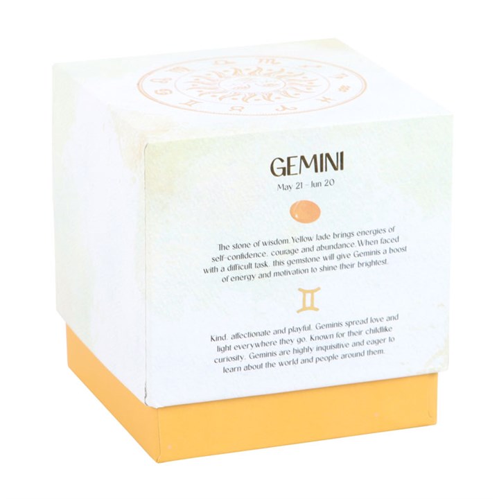 Gemini Lavender & Cedarwood Gemstone Zodiac Candle - Image 5