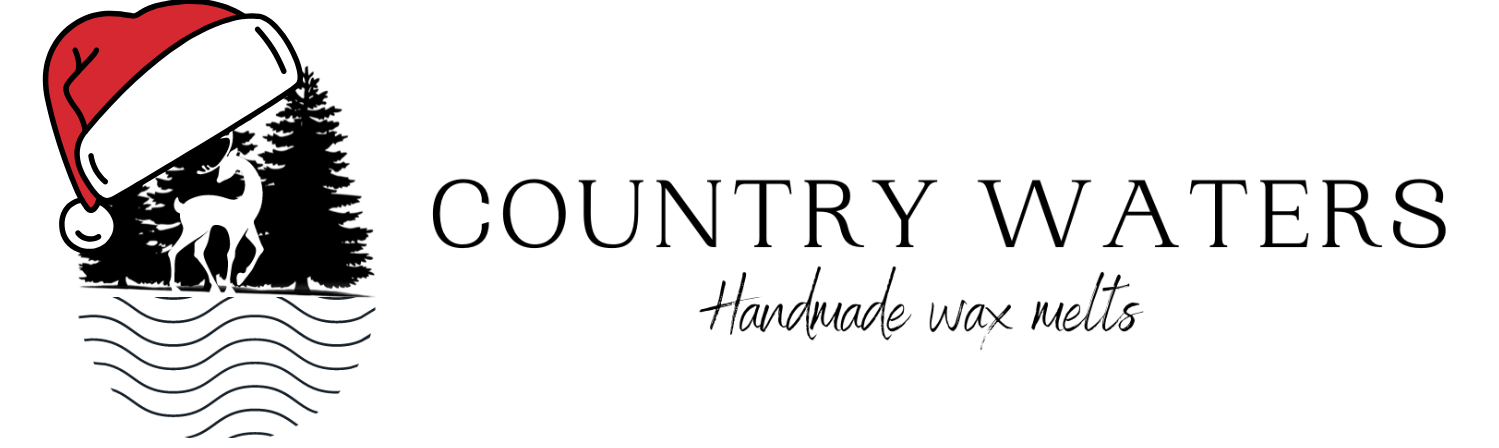 Country Waters logo with santa hat Country Waters logo with santa hat