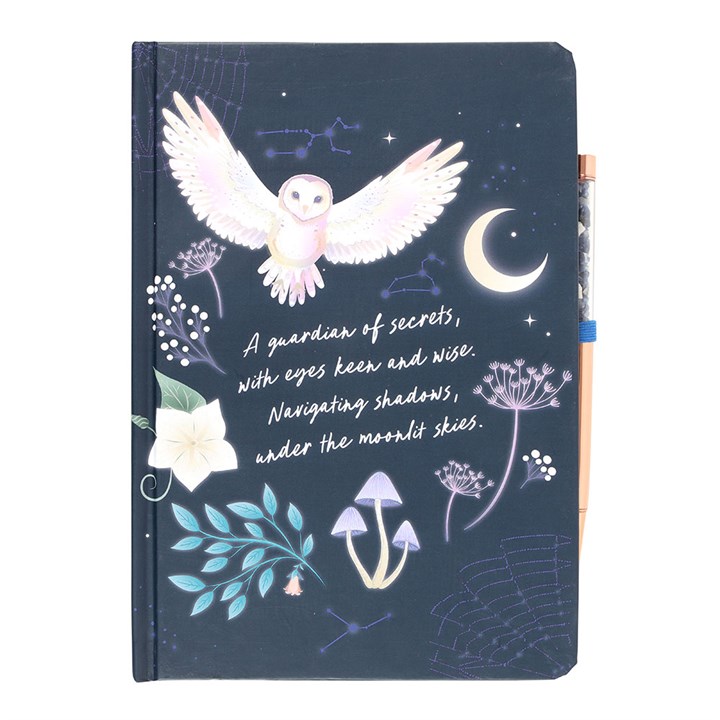 Night Owl Journal with Sodalite Pen - Image 2