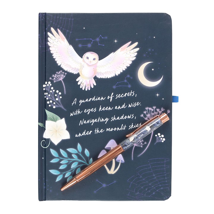 Night Owl Journal with Sodalite Pen - Image 3