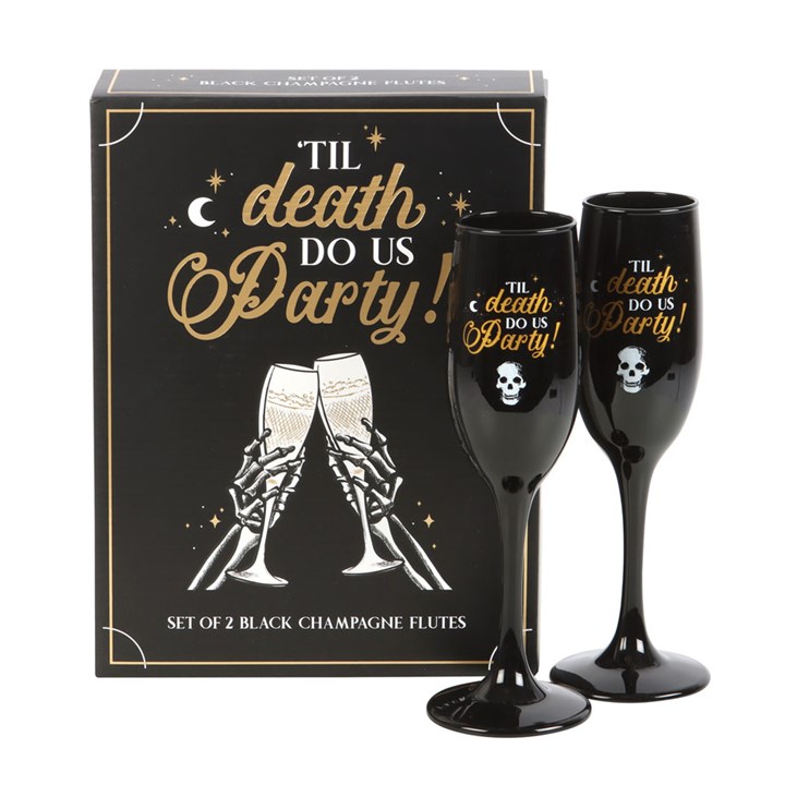 Til Death Do Us Party Champagne Flute Set - Image 2
