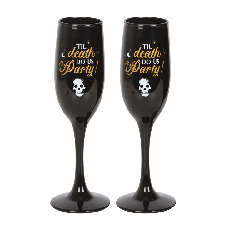 Til Death Do Us Party Champagne Flute Set - Image 3