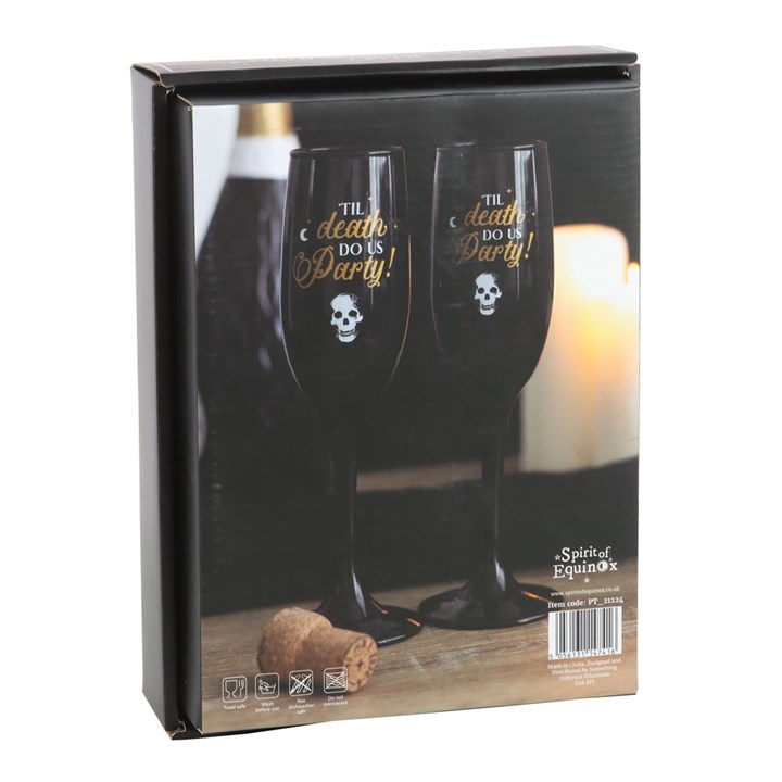 Til Death Do Us Party Champagne Flute Set - Image 6