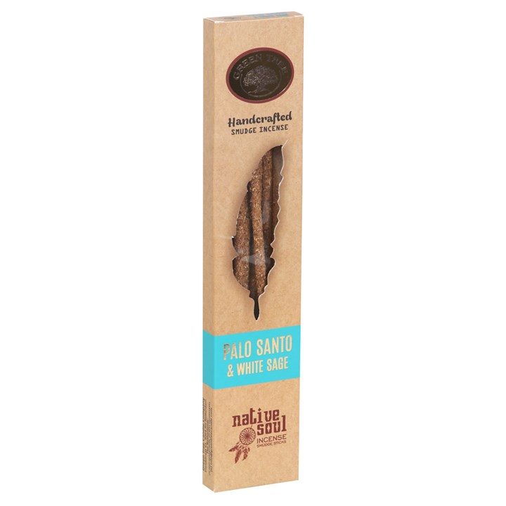 Set of 12 Palo Santo & White Sage Smudge Incense Sticks - Image 3