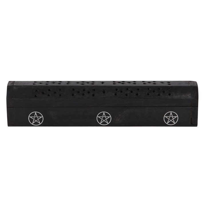 Pentagram Wooden Black Pepper Incense Box Set - Image 3