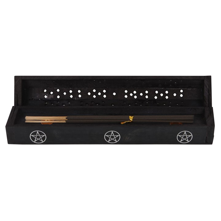 Pentagram Wooden Black Pepper Incense Box Set - Image 4