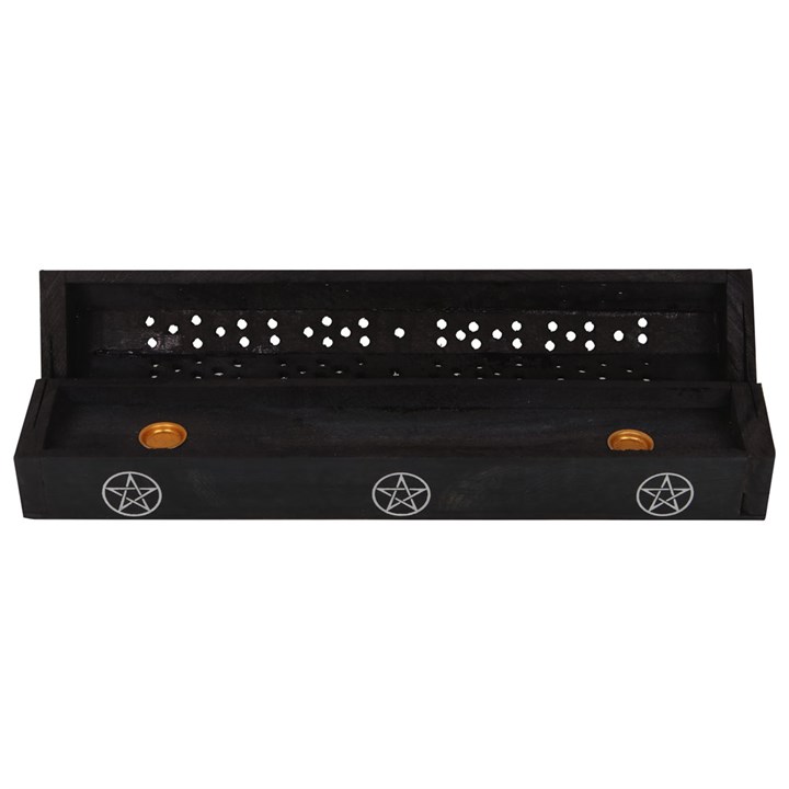 Pentagram Wooden Black Pepper Incense Box Set - Image 5