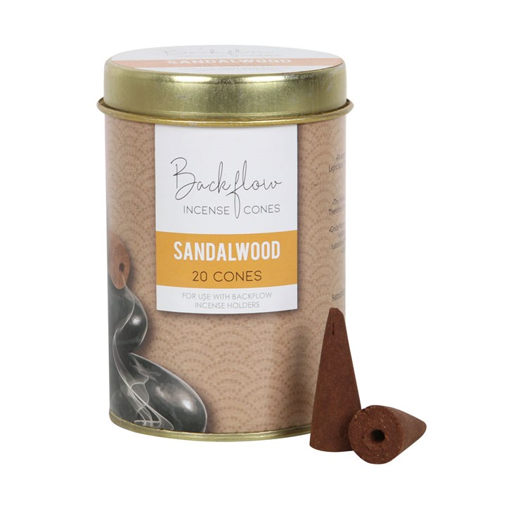 6 Tins of Elements Sandalwood Jumbo Backflow Cones - Image 2