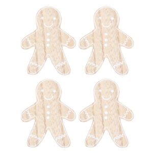 Gingerbread Man Coaster Set