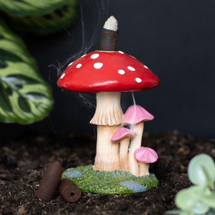 Mushroom Backflow Incense Burner - Image 6