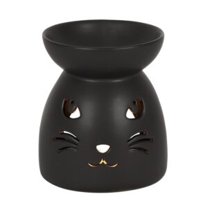 Black Cat Cut Out Oil Burner and Wax Warmer
