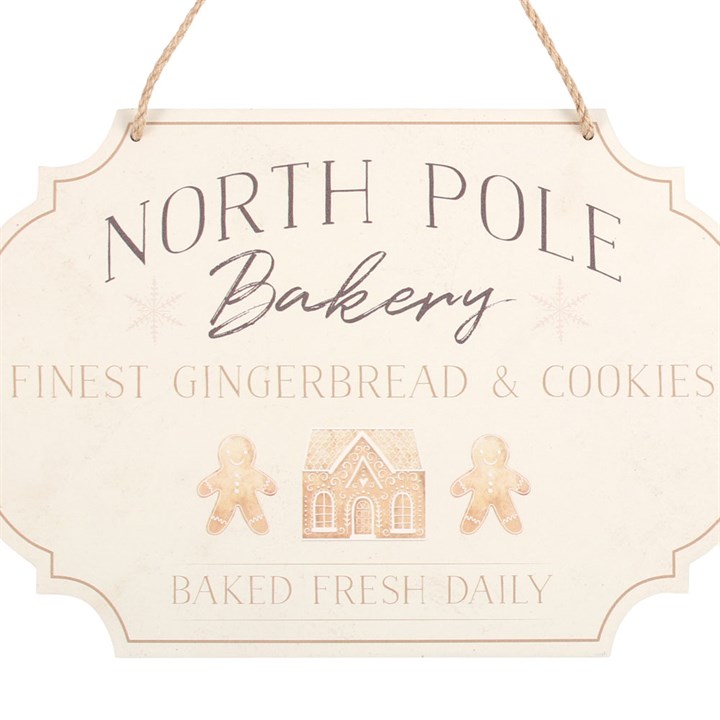 North Pole Bakery Hanging Sign - Image 3