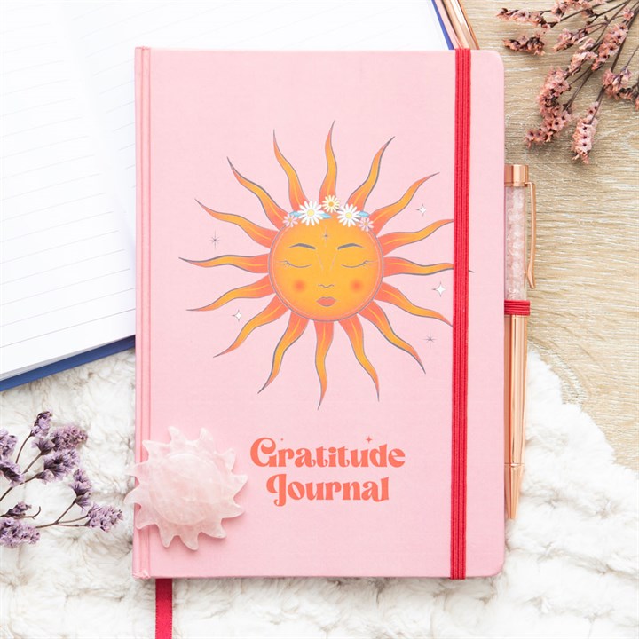 The Sun Gratitude Journal with Rose Quartz Pen - Image 5