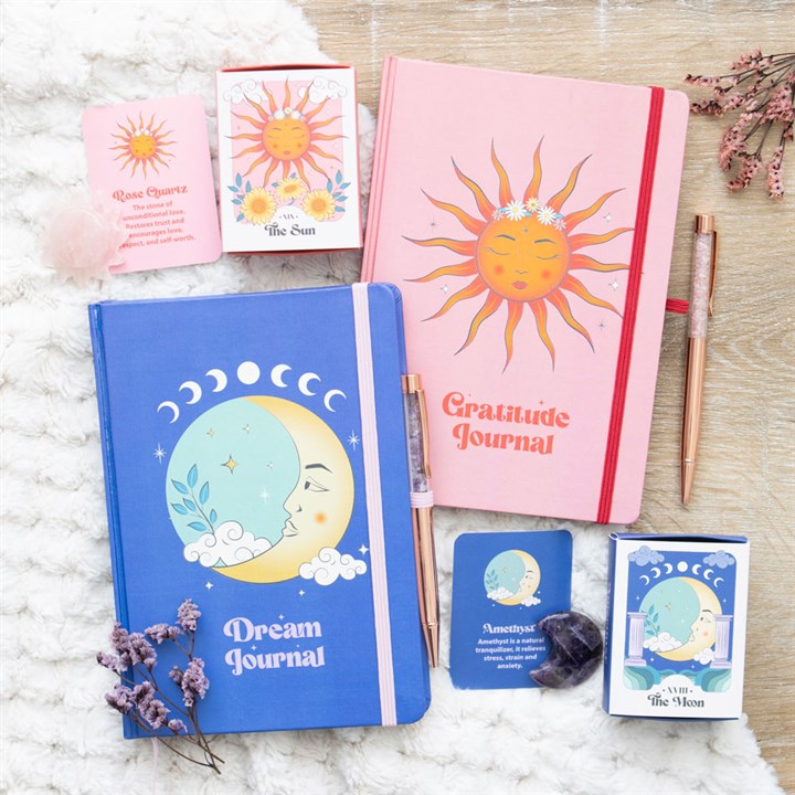 The Sun Gratitude Journal with Rose Quartz Pen - Image 6