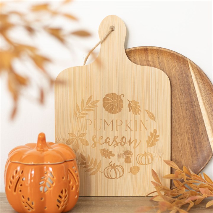 Pumpkin Season Bamboo Serving Board - Image 4