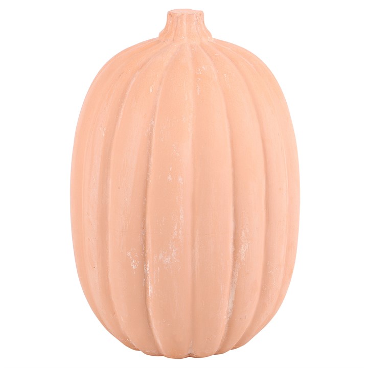 30cm Terracotta Pumpkin Ornament - Image 3