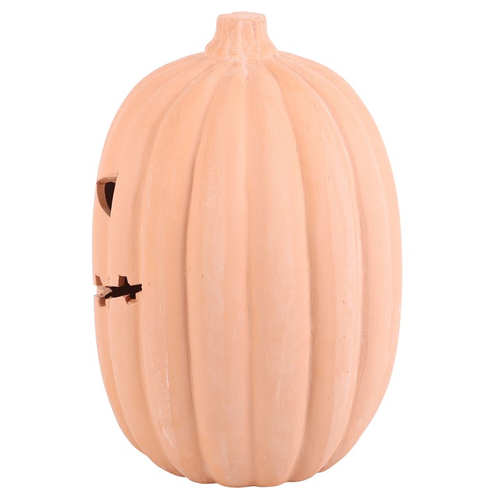 30cm Terracotta Pumpkin Ornament - Image 4