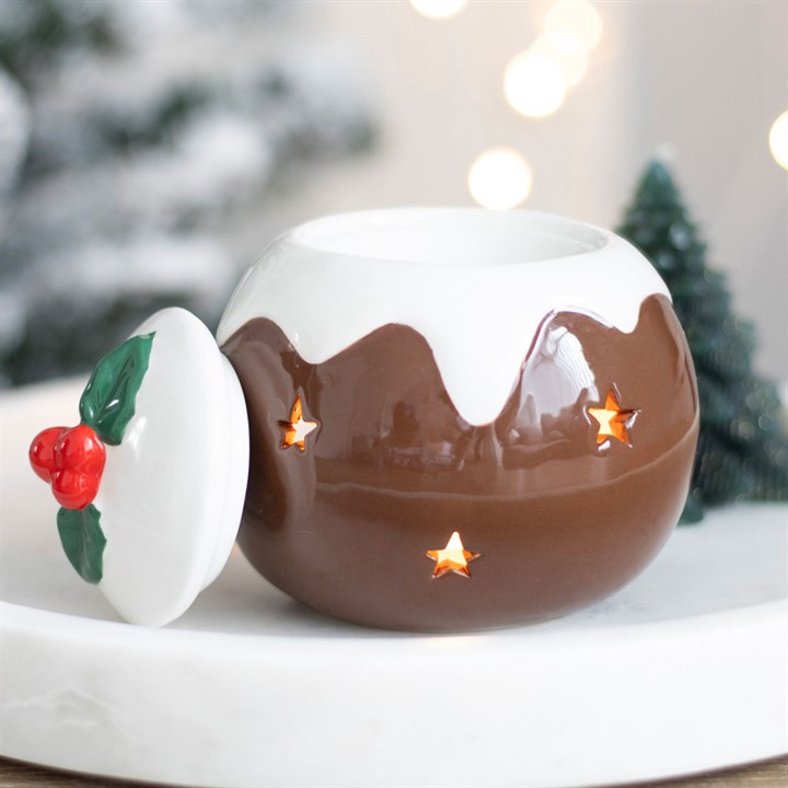 Christmas Pudding Oil Burner - Image 6