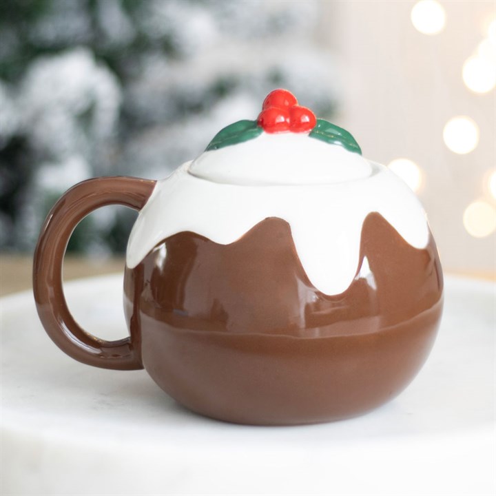Christmas Pudding Shaped Mug - Image 5