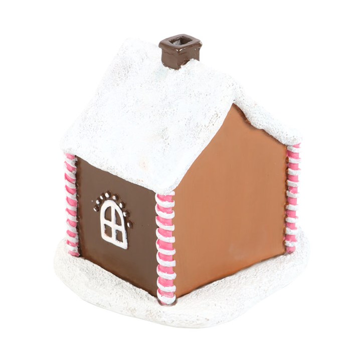 Pink Gingerbread House Incense Cone Burner - Image 5
