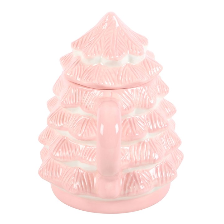 Pink Christmas Tree Shaped Mug - Image 4
