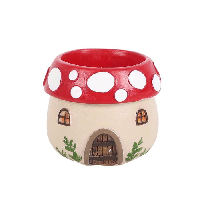 Mushroom House Resin Tealight Holder - Image 3