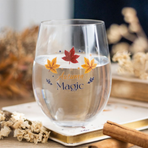 Autumn Magic Stemless Glass