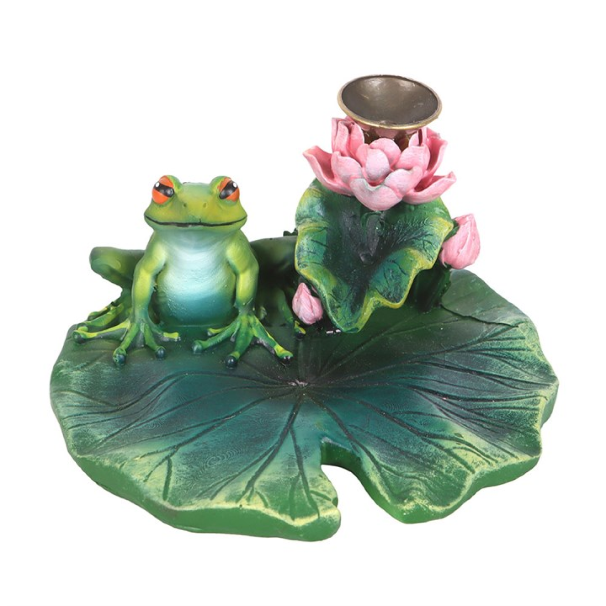 Lily Pad Backflow Incense Burner - Image 2