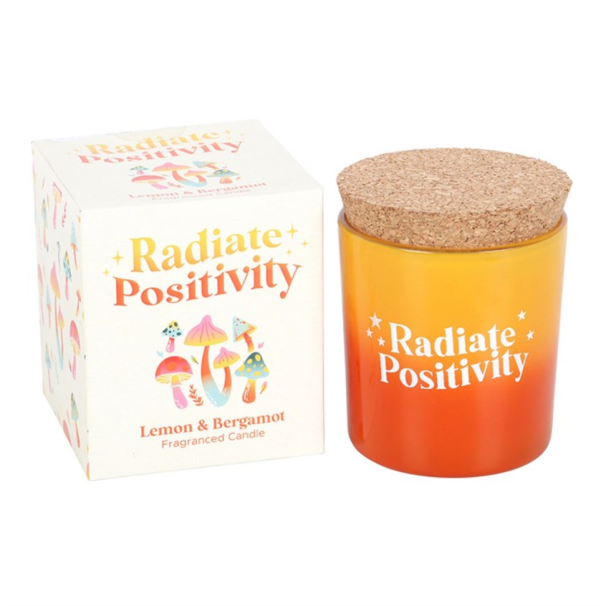 Radiate Positivity Lemon & Bergamot Candle - Image 2