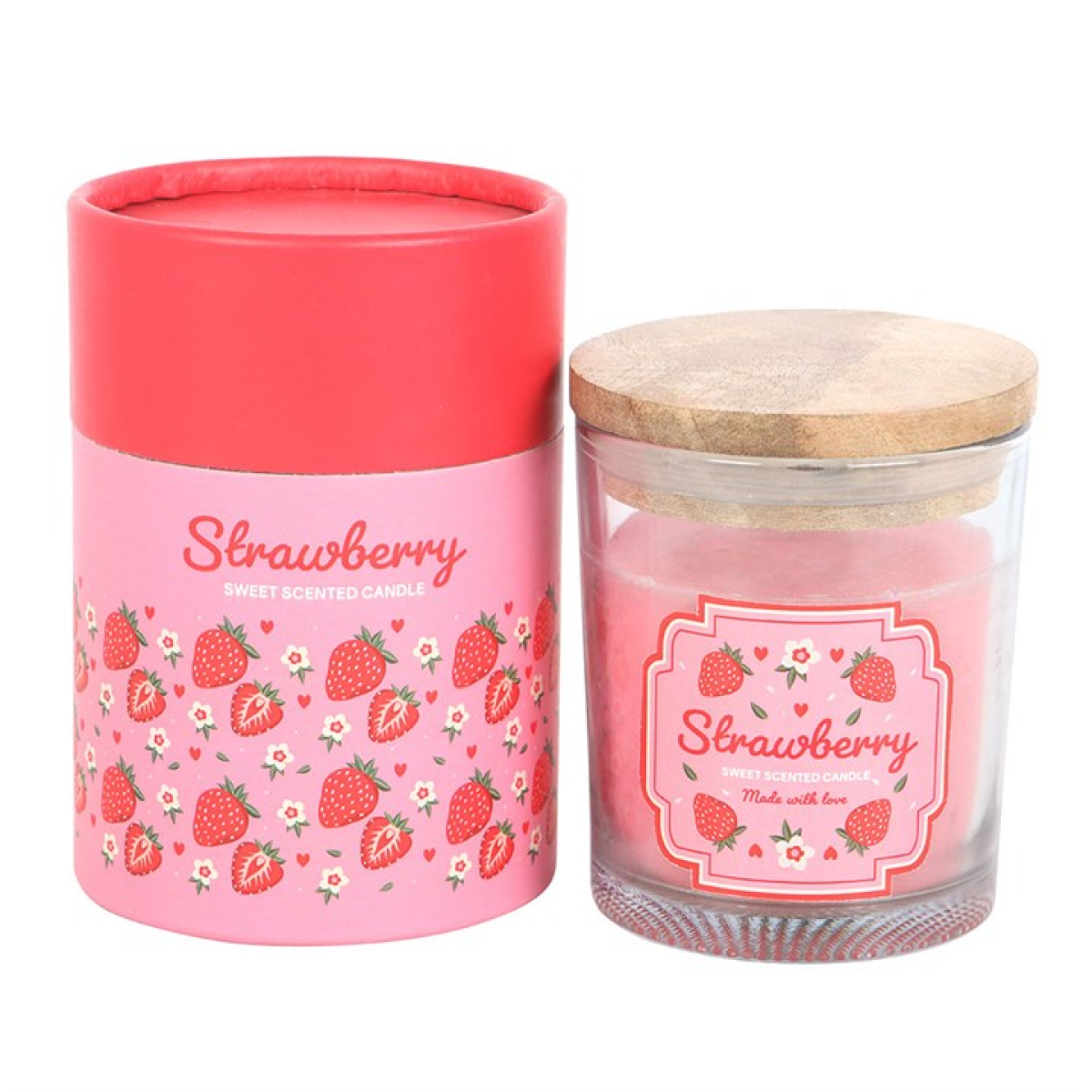 Strawberry Scented Candle - Image 2