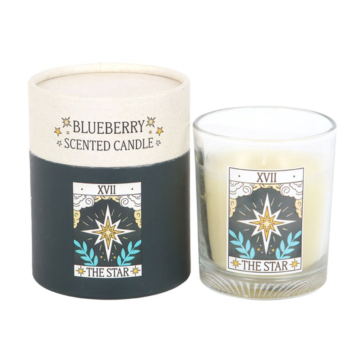 The Star Vintage Tarot Blueberry Candle - Image 2