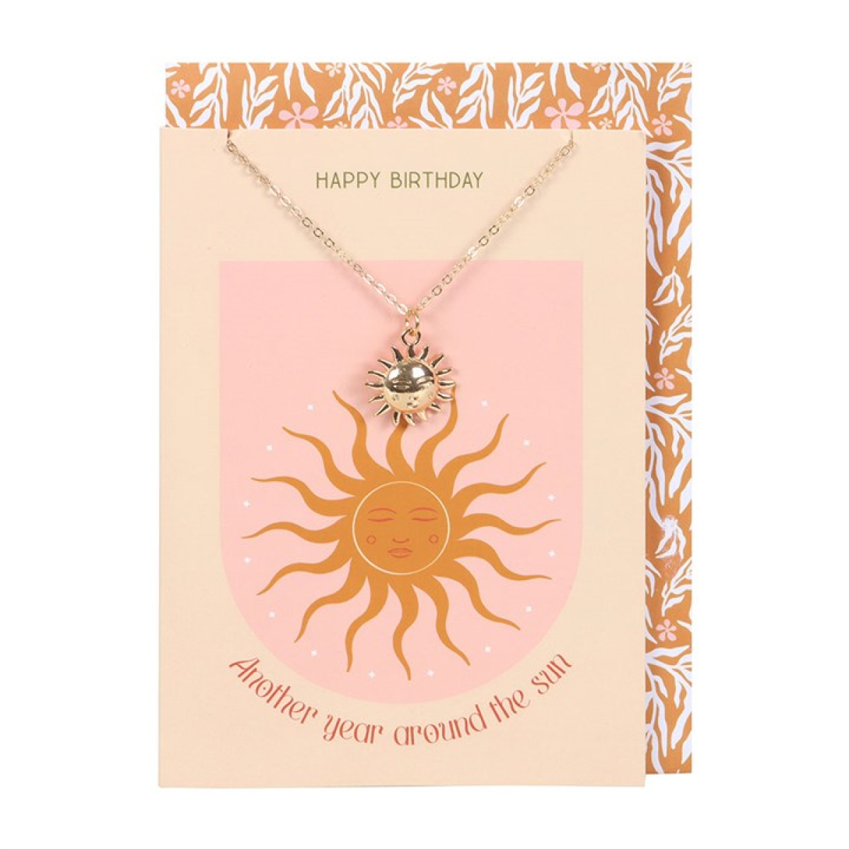 Sun Necklace on Birthday Card - Image 2