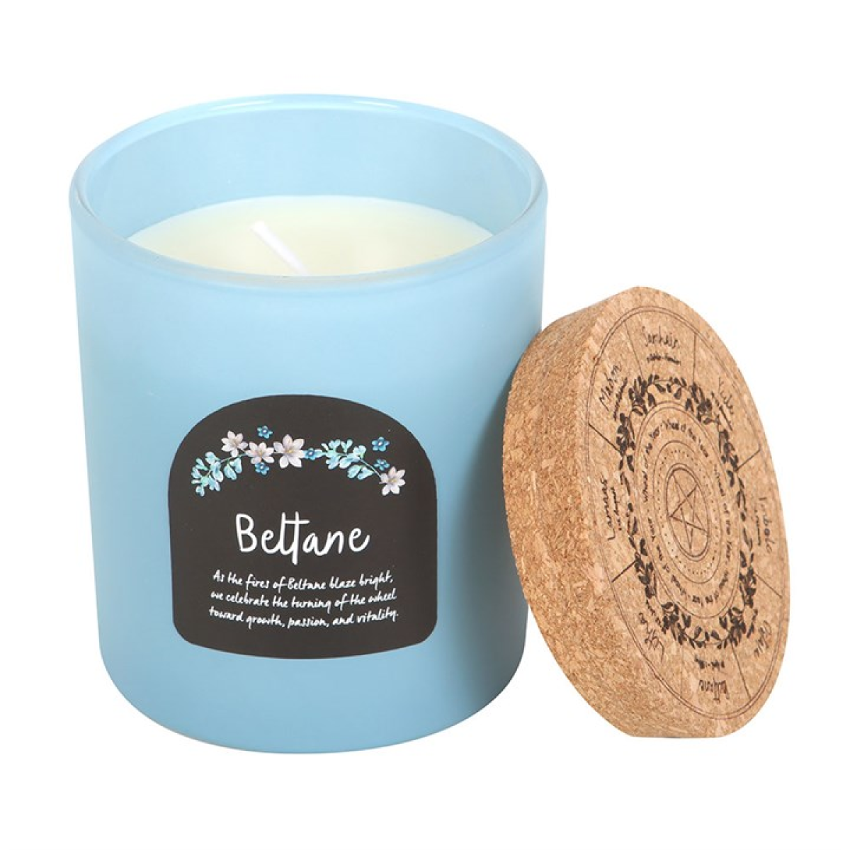 Beltane Orange Blossom Wheel of the Year Candle - Image 3