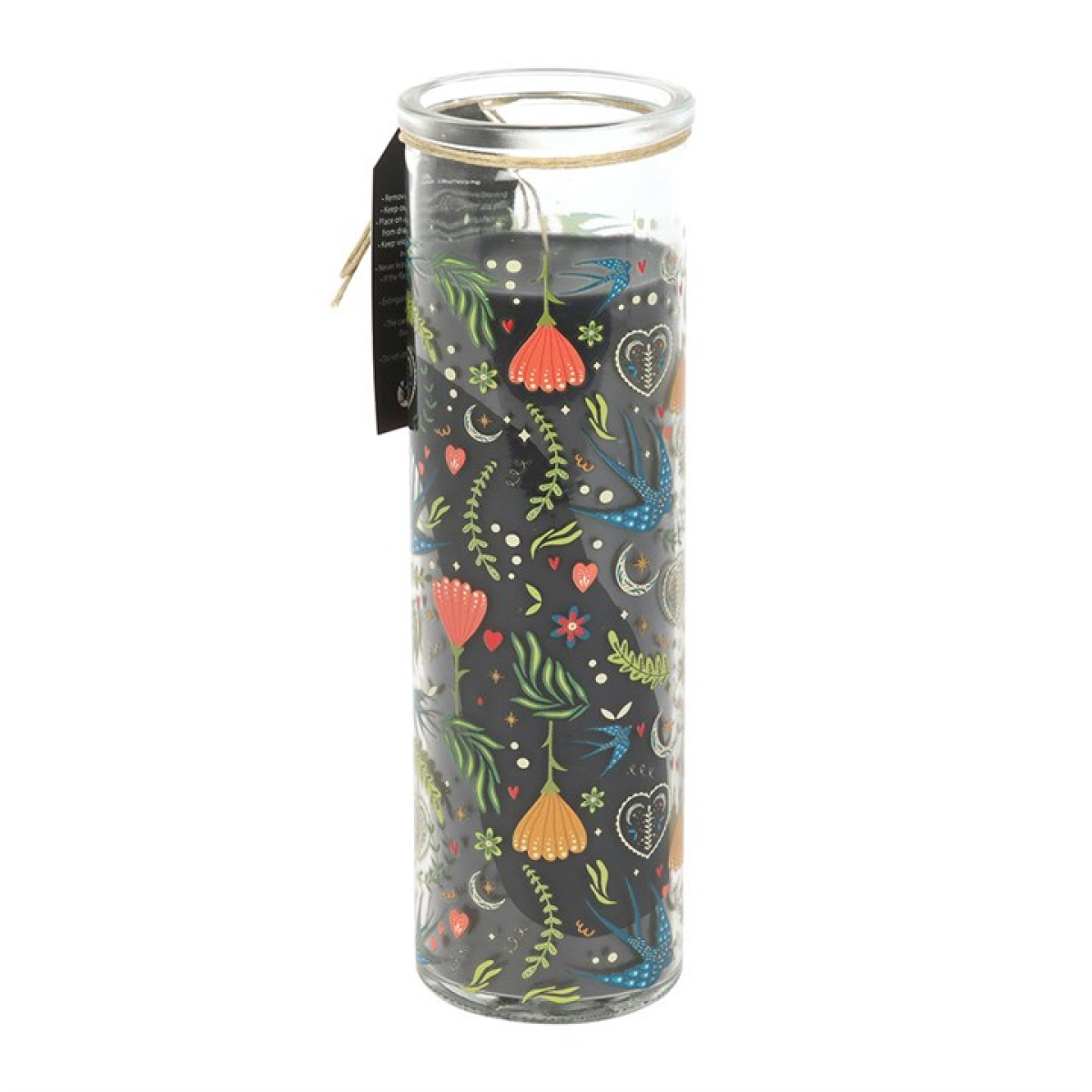 Midnight Bloom Print French Tulip Tube Candle - Image 3