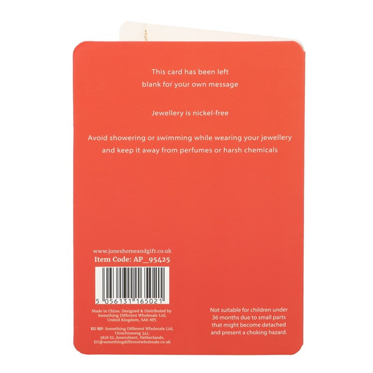 Best Teacher Apple Necklace on Greeting Card - Image 3