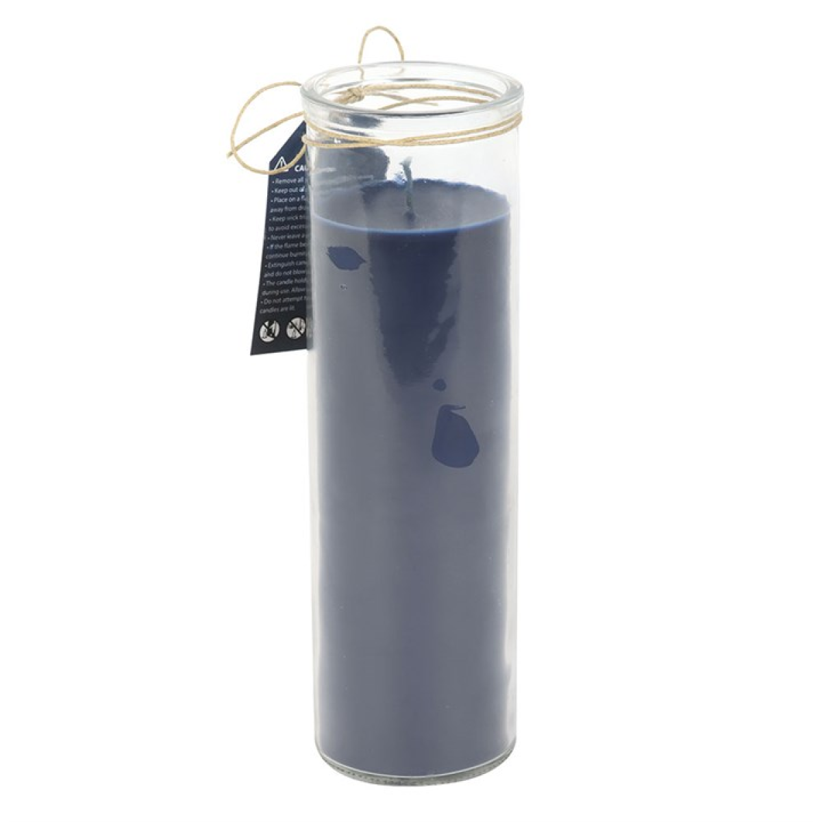 Blue Moon Phase Fig & Vanilla Scented Glass Tube Candle - Image 4