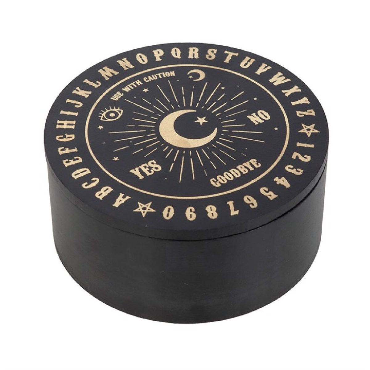 Black Talking Board Jewellery Box - Image 4